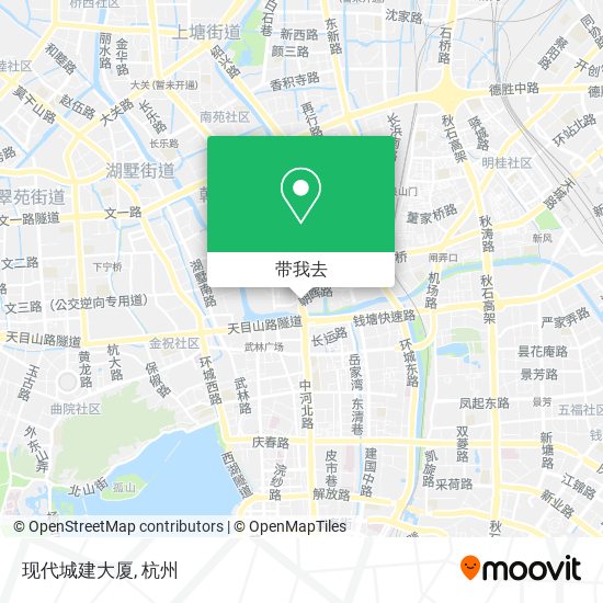 现代城建大厦地图