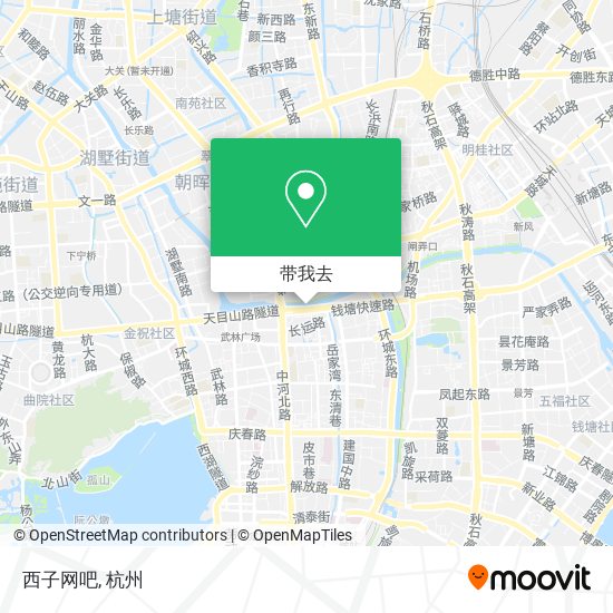 西子网吧地图