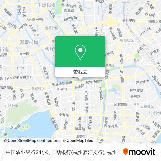 中国农业银行24小时自助银行(杭州嘉汇支行)地图