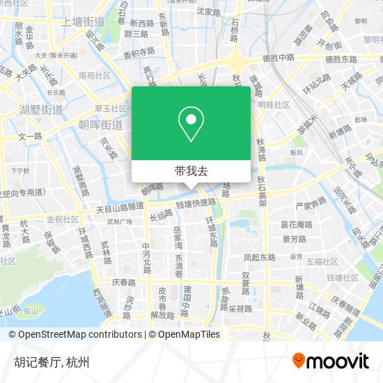 胡记餐厅地图