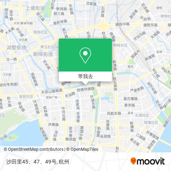 沙田里45、47、49号地图