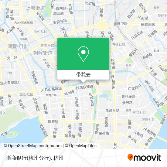 浙商银行(杭州分行)地图