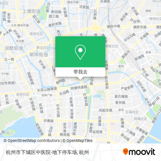杭州市下城区中医院-地下停车场地图