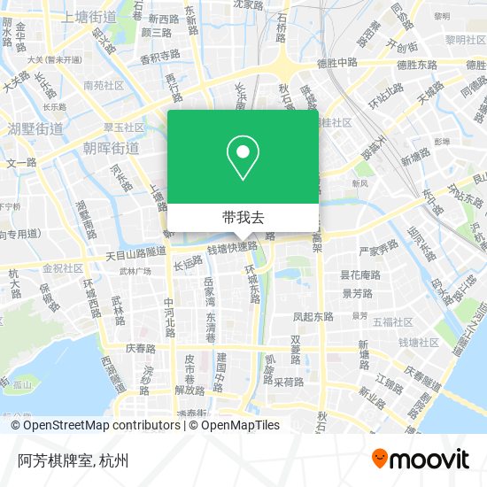 阿芳棋牌室地图