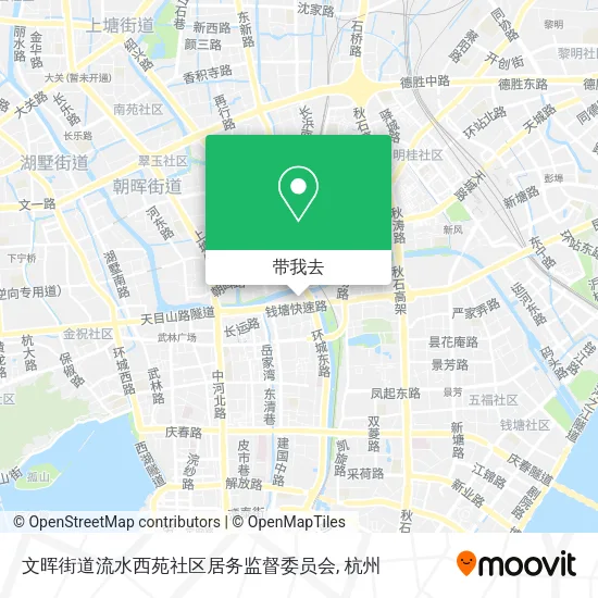 文晖街道流水西苑社区居务监督委员会地图