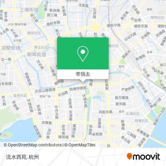 流水西苑地图