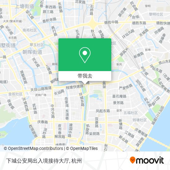 下城公安局出入境接待大厅地图