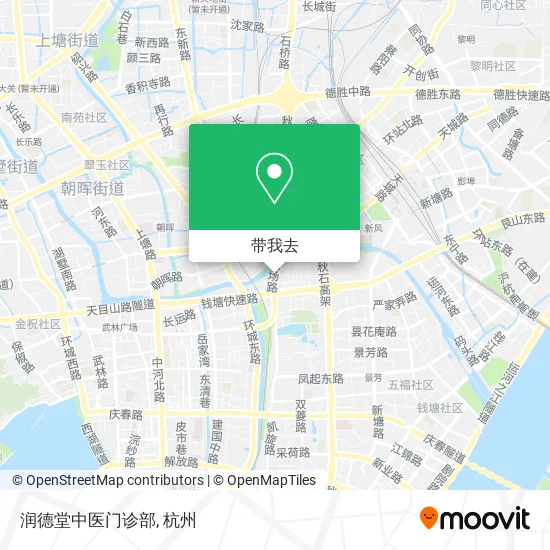 润德堂中医门诊部地图