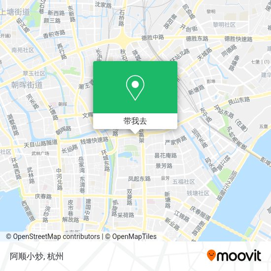 阿顺小炒地图