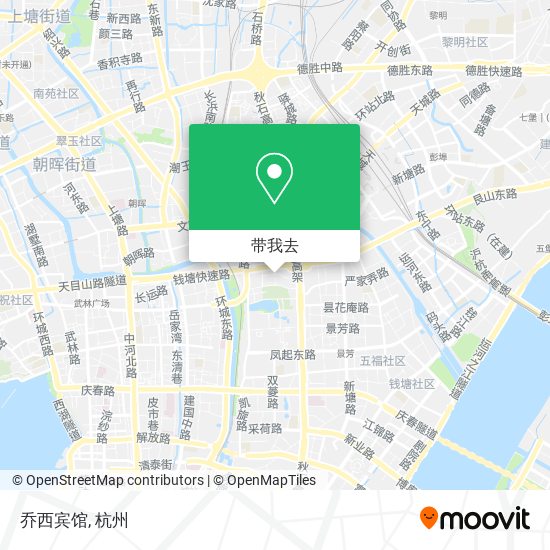 乔西宾馆地图