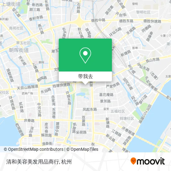 清和美容美发用品商行地图