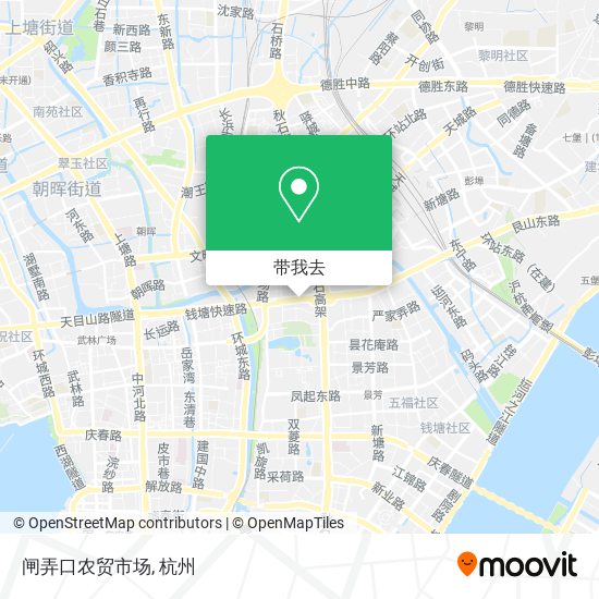 闸弄口农贸市场地图