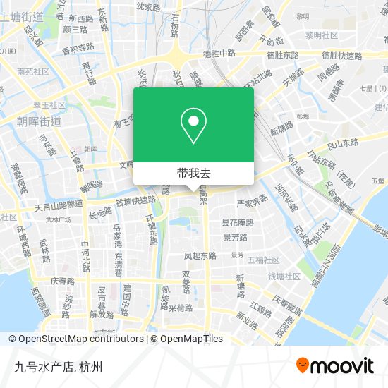 九号水产店地图