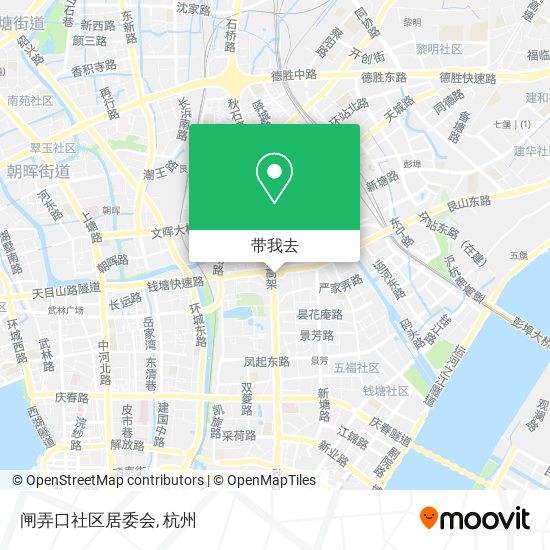 闸弄口社区居委会地图