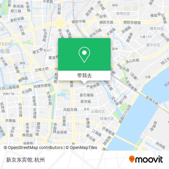 新京东宾馆地图