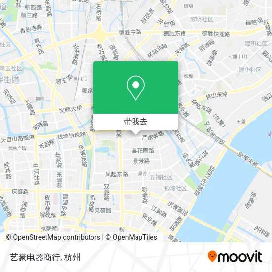 艺豪电器商行地图