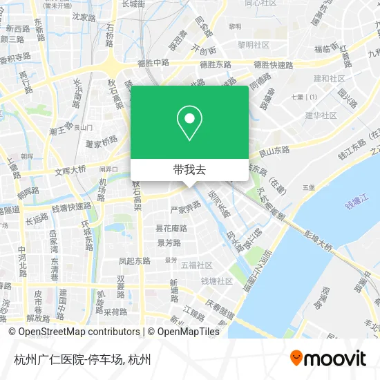 杭州广仁医院-停车场地图