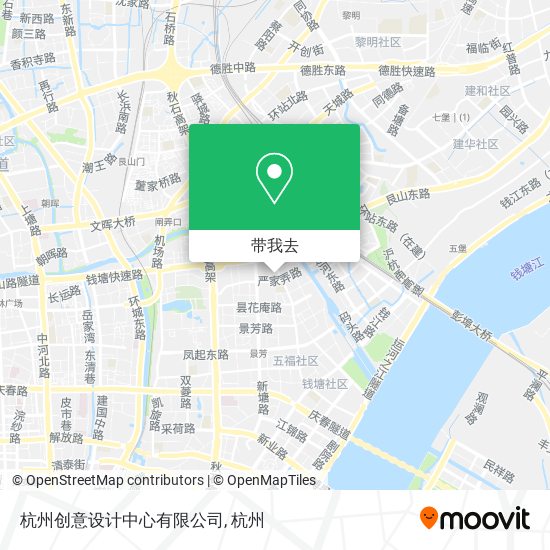 杭州创意设计中心有限公司地图