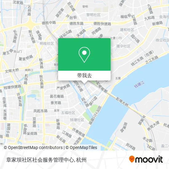 章家坝社区社会服务管理中心地图
