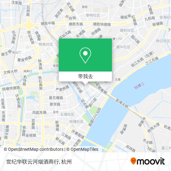 世纪华联云河烟酒商行地图