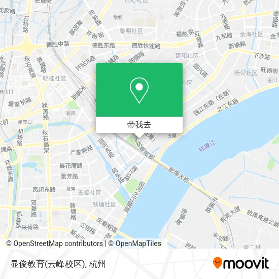 显俊教育(云峰校区)地图