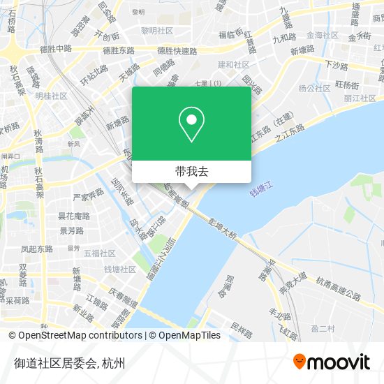 御道社区居委会地图