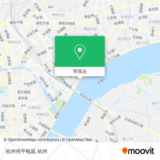 杭州伟平电器地图
