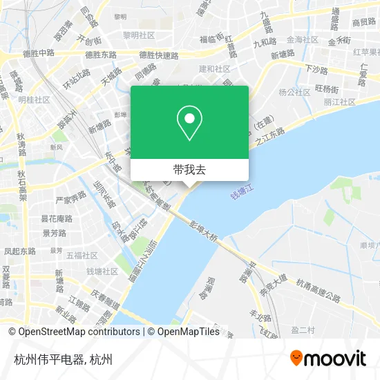 杭州伟平电器地图