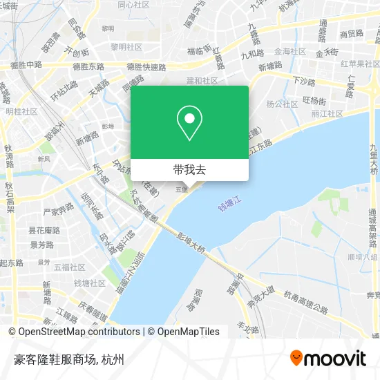 豪客隆鞋服商场地图
