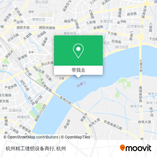 杭州精工缝纫设备商行地图