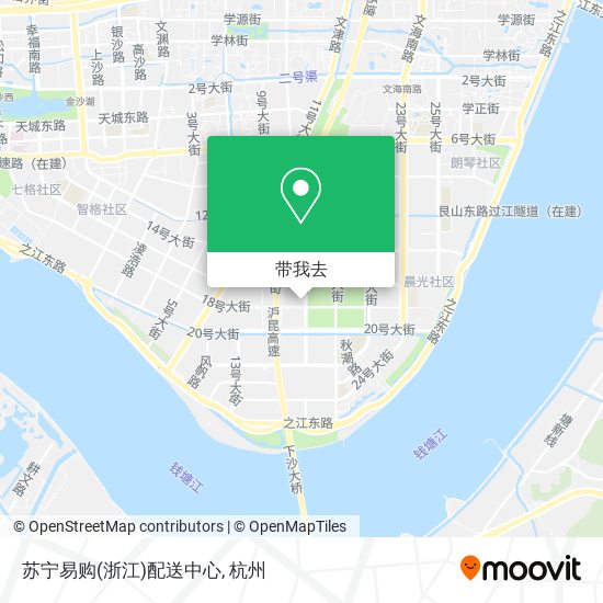 苏宁易购(浙江)配送中心地图