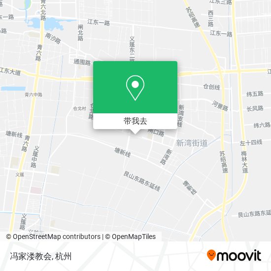 冯家溇教会地图
