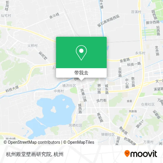 杭州殿堂壁画研究院地图