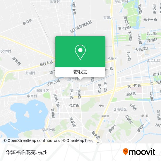 华源福临花苑地图