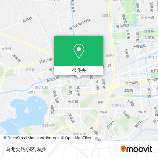 乌龙尖路小区地图