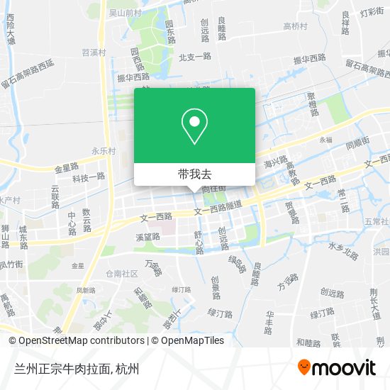 兰州正宗牛肉拉面地图