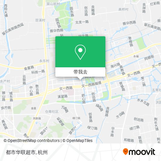 都市华联超市地图
