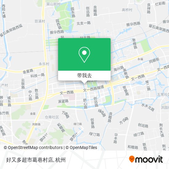 好又多超市葛巷村店地图