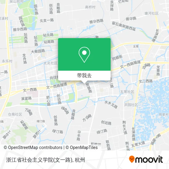 浙江省社会主义学院(文一路)地图