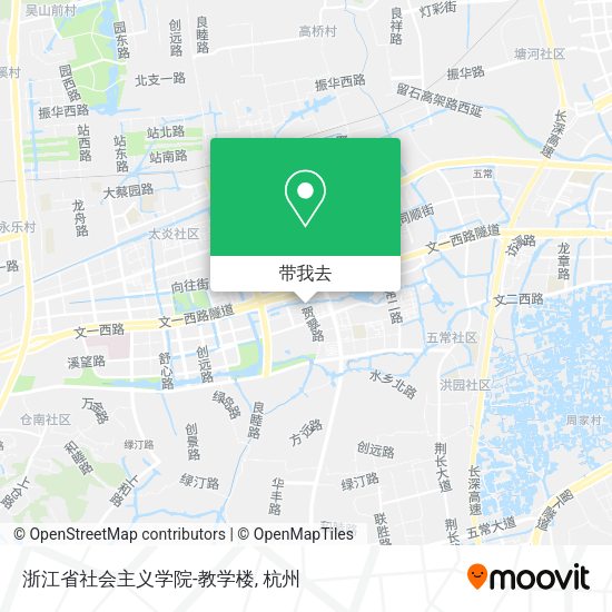 浙江省社会主义学院-教学楼地图
