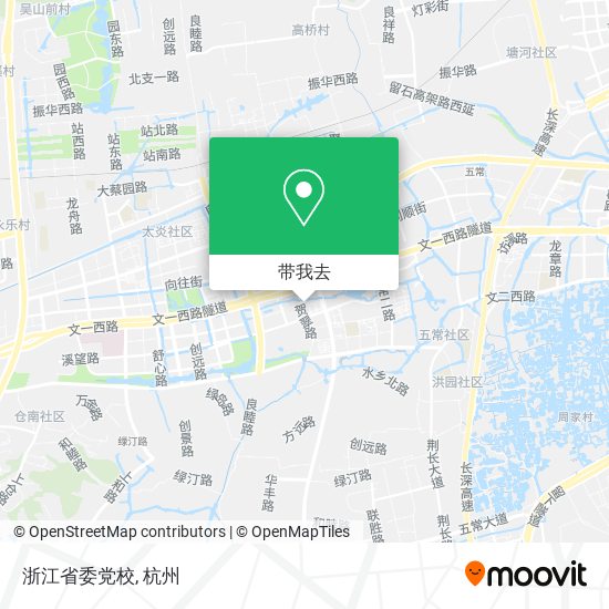 浙江省委党校地图