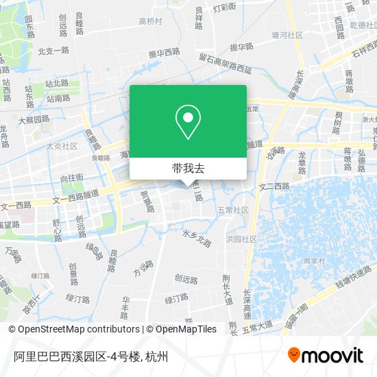 阿里巴巴西溪园区-4号楼地图