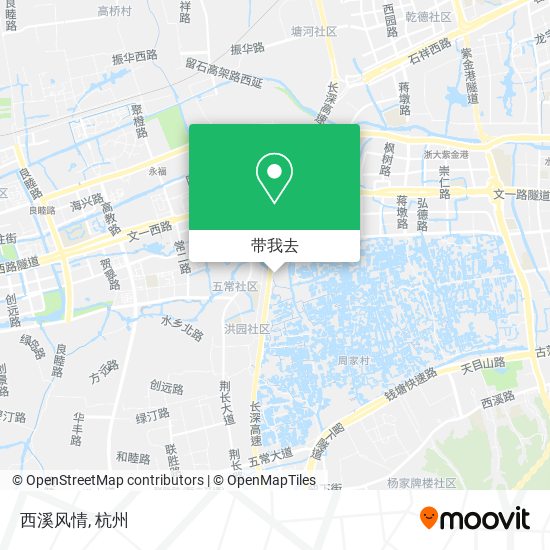 西溪风情地图