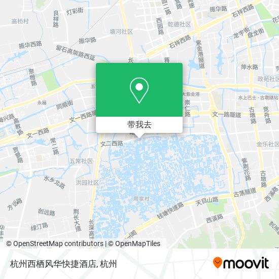 杭州西栖风华快捷酒店地图