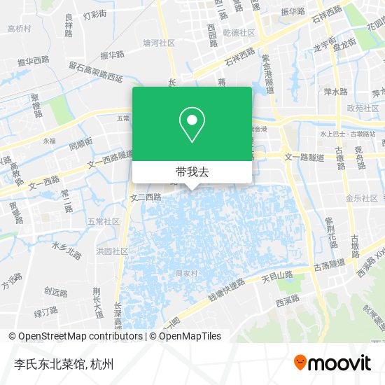 李氏东北菜馆地图