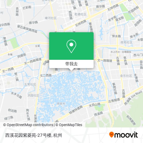 西溪花园紫菱苑-27号楼地图