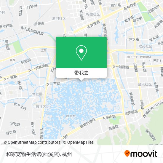 和家宠物生活馆(西溪店)地图