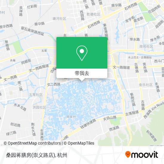 桑园蒋膳房(崇义路店)地图