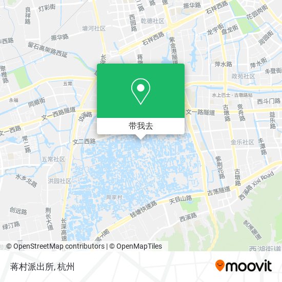 蒋村派出所地图