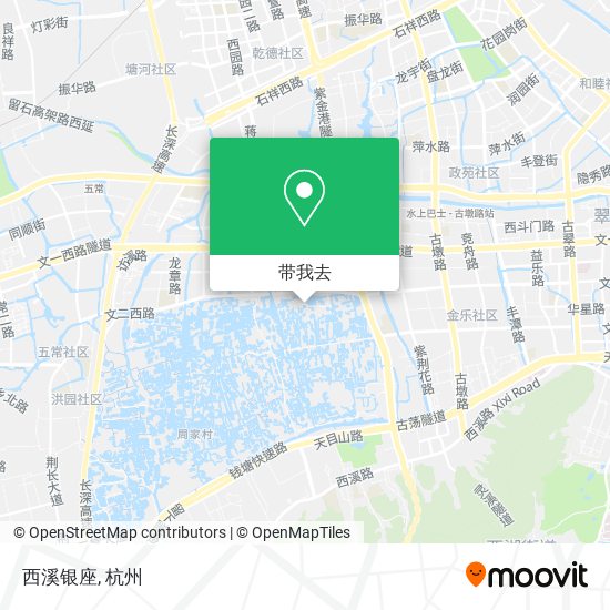 西溪银座地图